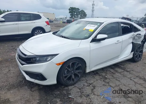 2020 Honda Civic Sport z USA, uszkodzony, nr VIN 2HGFC2F83LH592683
